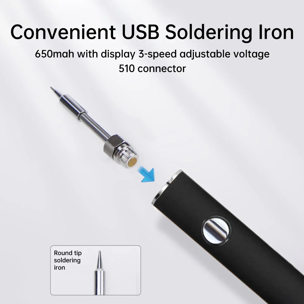 Flux Pen Electronics - Умный комплект паяльника 510, регулируемое напряжение,