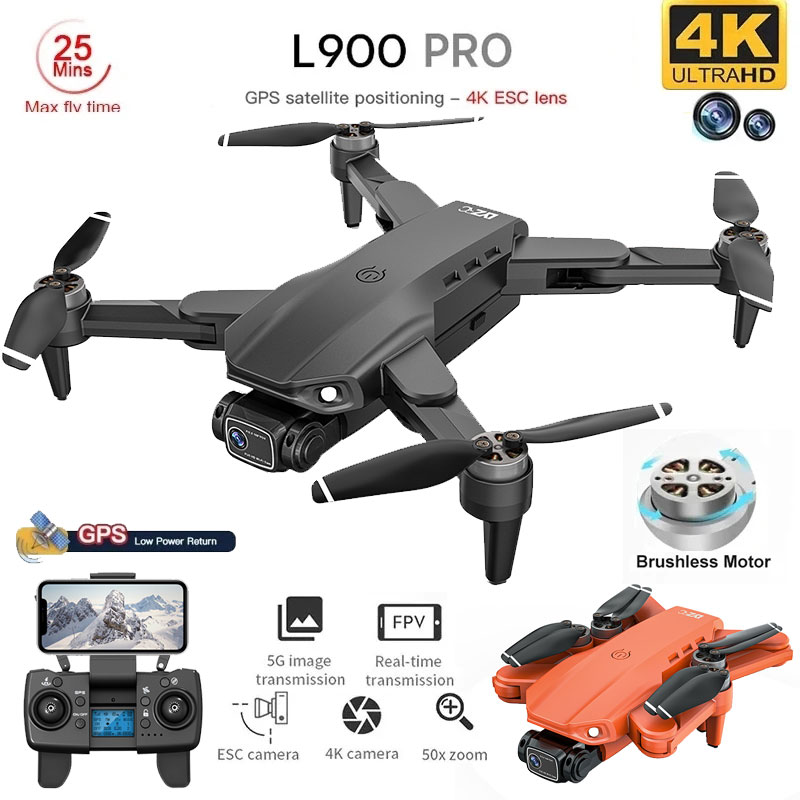 Diy Drone Electronics - Квадрокоптер L900 Pro складной с GPS