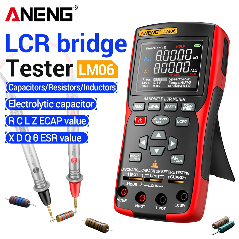 Diy Electronics Workshop - Измеритель-мост LCR LM06: электронный мультиметр для