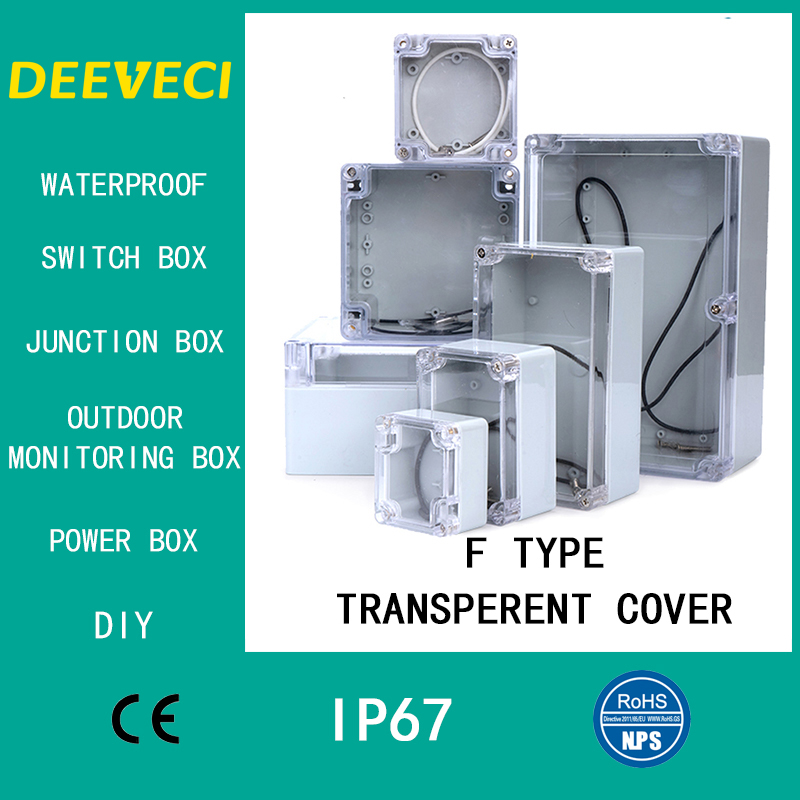 Diy Electronics Websites - Прозрачный водонепроницаемый наружный корпус, пластиковая коробка,
