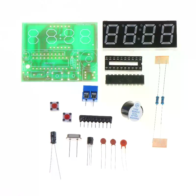 Diy Electronics Workshop - Набор для сборки цифровых LED-часов своими