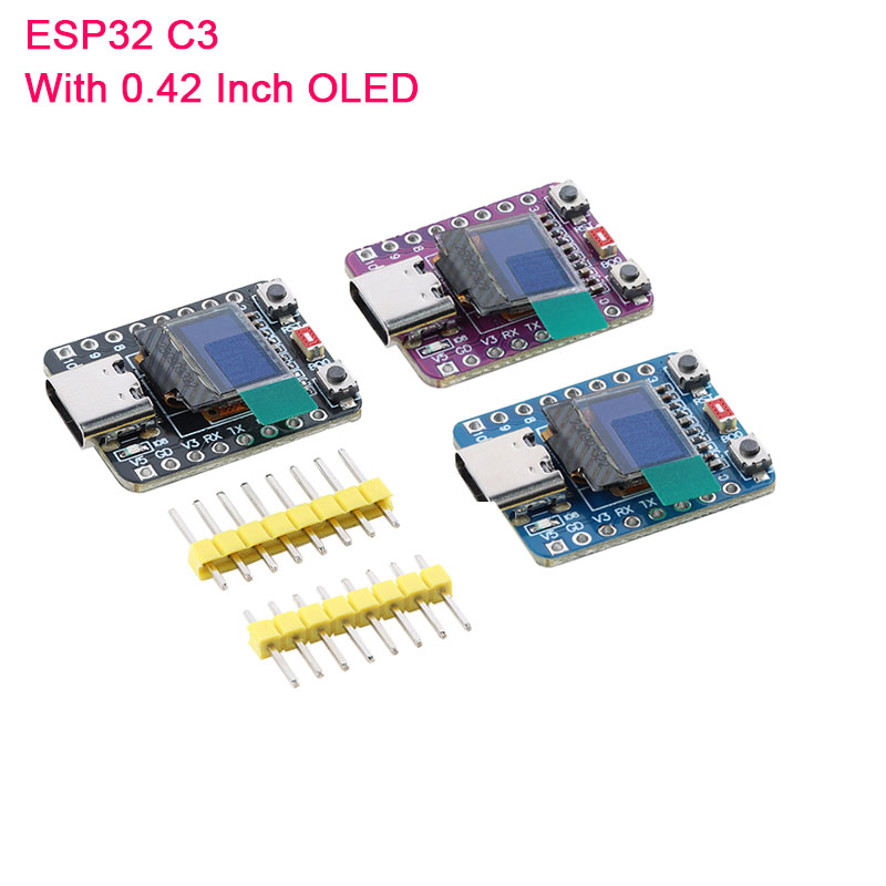 Oled Display Module - ESP32-C3 0,42-дюймовый OLED-дисплей с белым светом