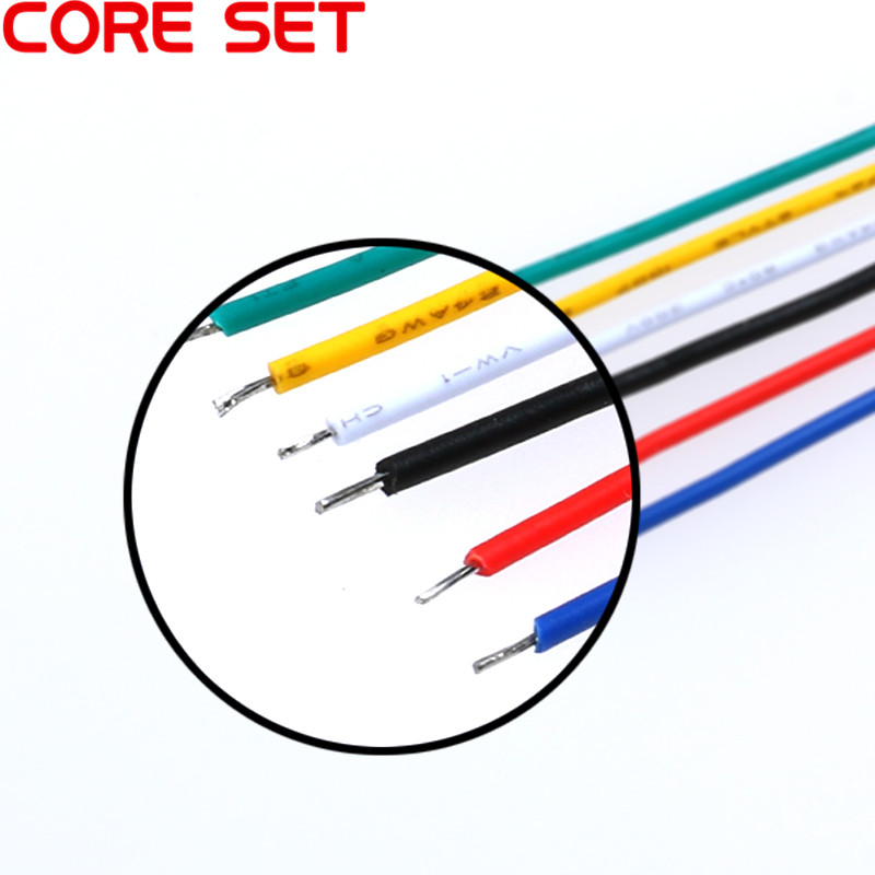130 ПК 24AWG Перемычка макетно – обзор и цена Breadboard Jumper Wire