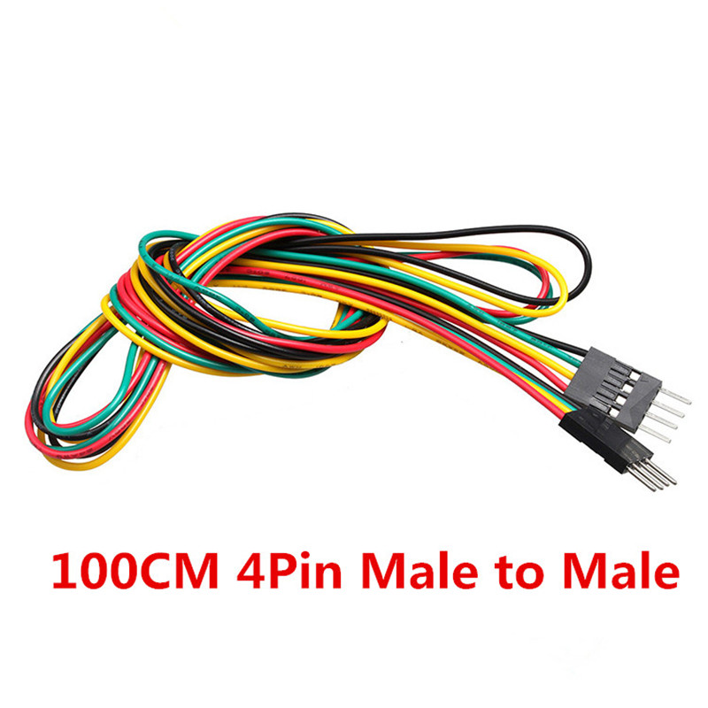 10 шт./лот, 4 контакта, 100 см – обзор и цена Breadboard Jumper Wire