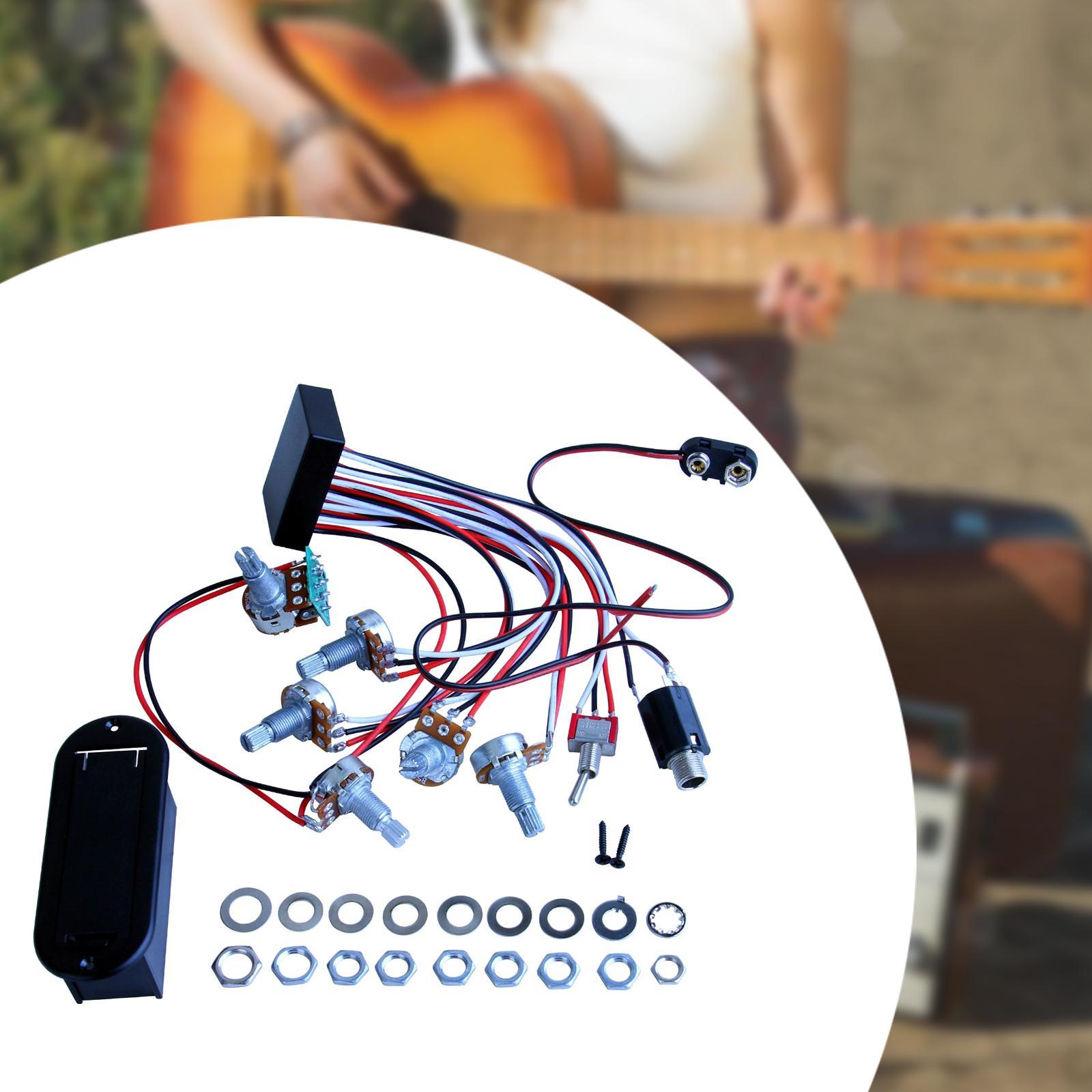 3-полосный активный пассивный  – обзор и цена Diy Guitar Electronics Kit