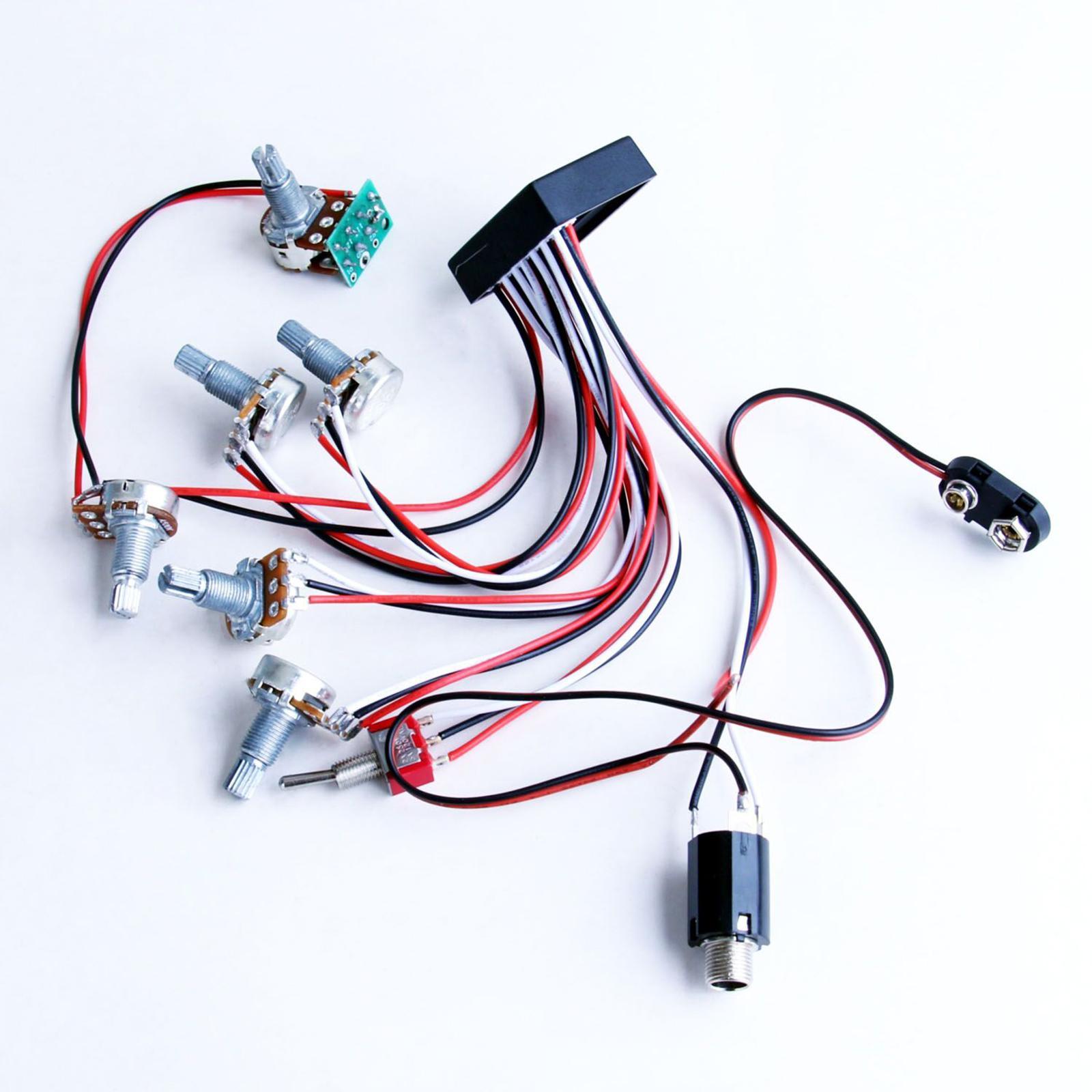 3-полосный активный пассивный  – обзор и цена Diy Guitar Electronics Kit
