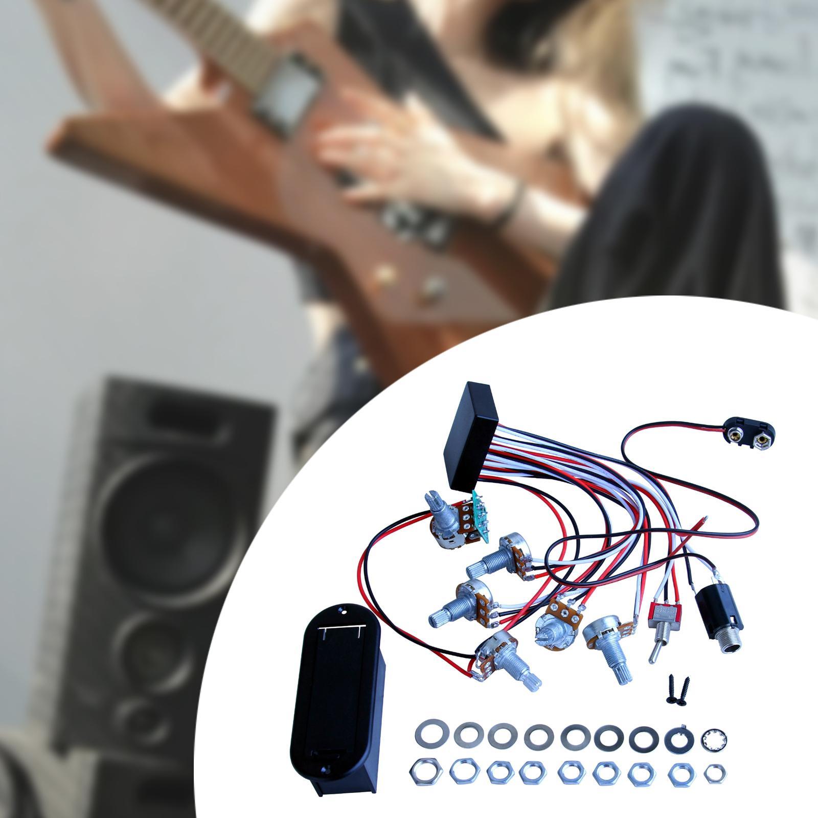 3-полосный активный пассивный  – обзор и цена Diy Guitar Electronics Kit