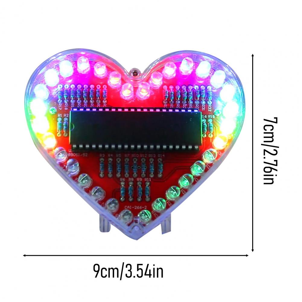 Набор для пайки в форме сердца – обзор и цена Diy Electronics Workshop