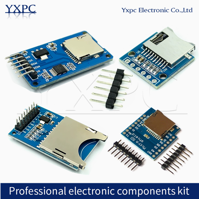 Модуль считывателя SD-карт (1- – обзор и цена Sd Card Module Spi