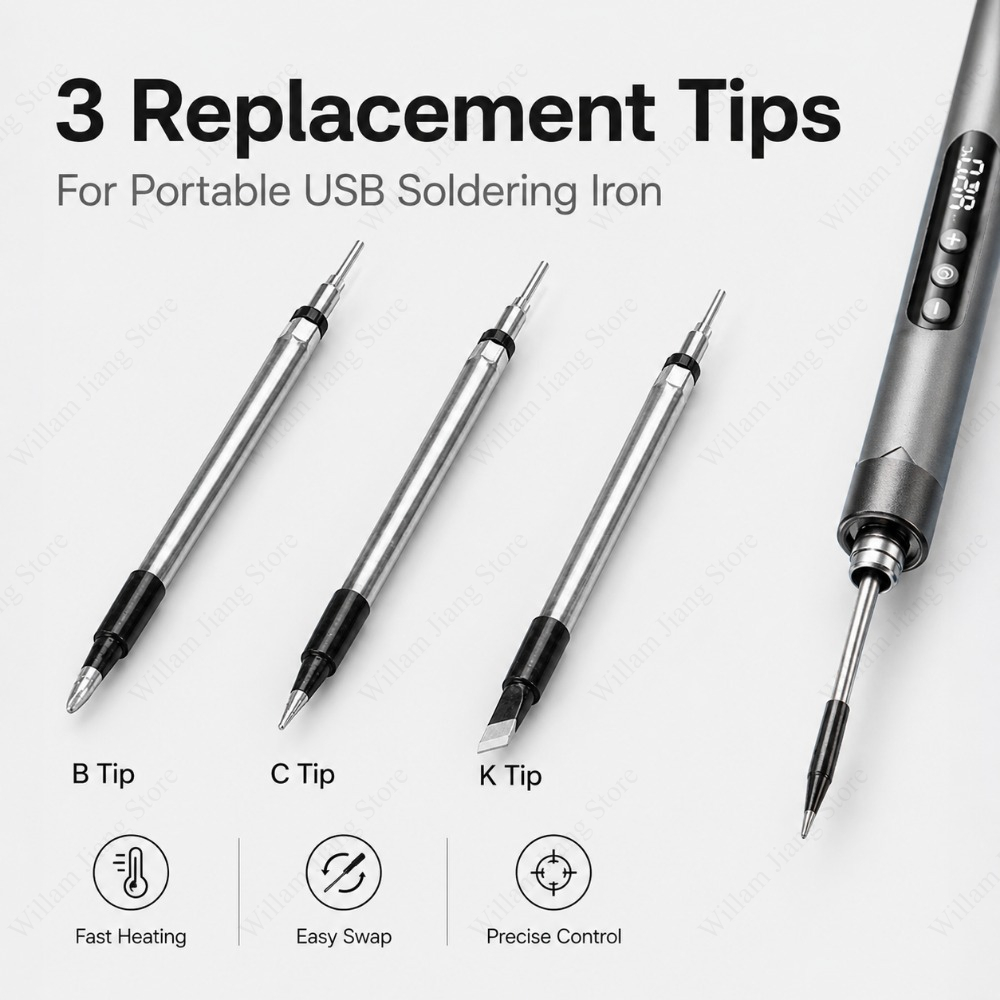 Набор из 3 сменных USB-наконеч – обзор и цена Flux Pen Electronics
