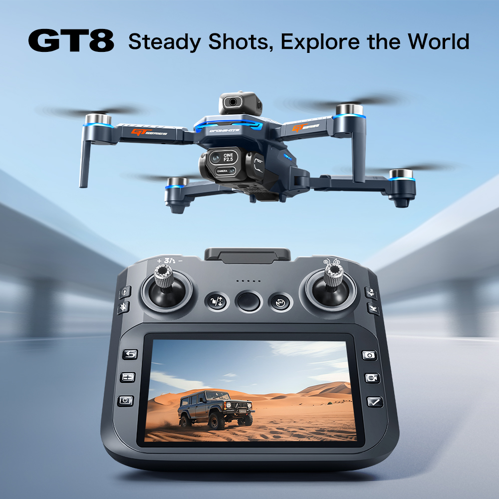 Дрон GT8 Max складной, 8K HD,  – обзор и цена Diy Drone Electronics