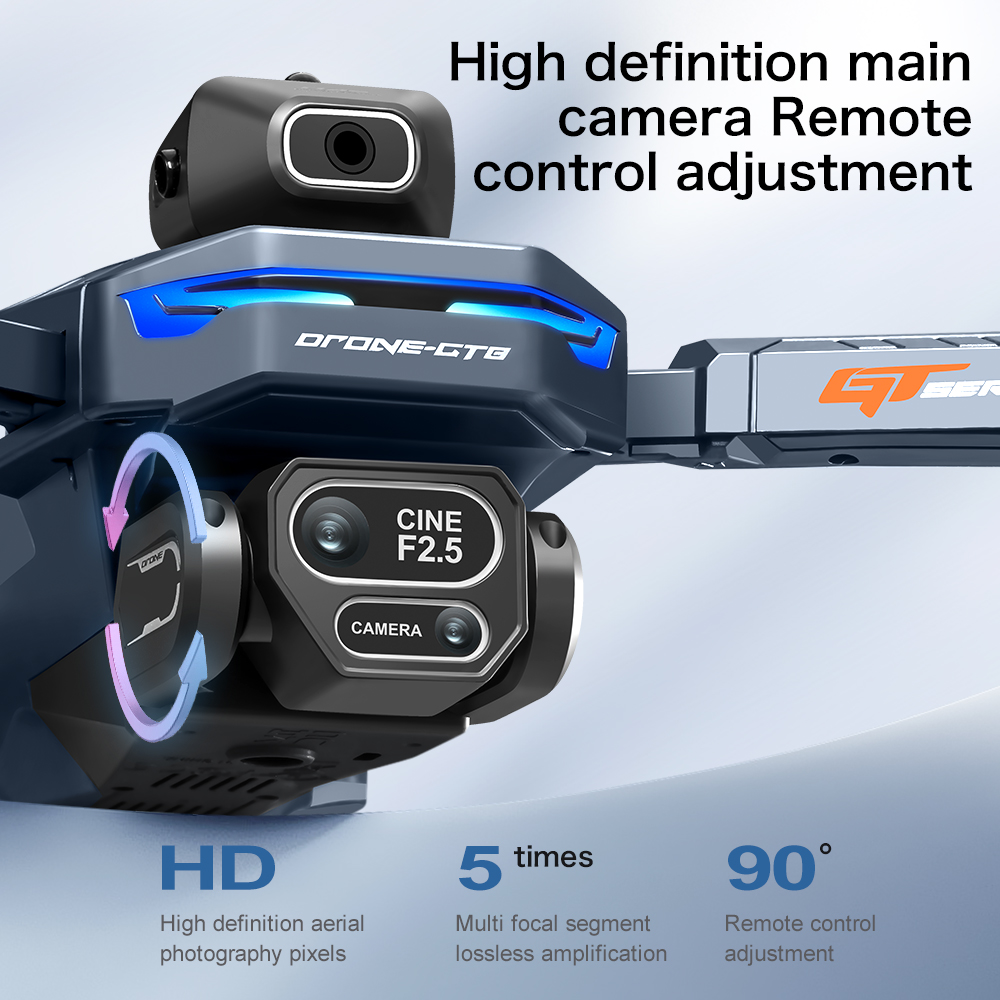 НОВЫЙ Дрон GT8 HD RC с двумя п – обзор и цена Diy Drone Electronics
