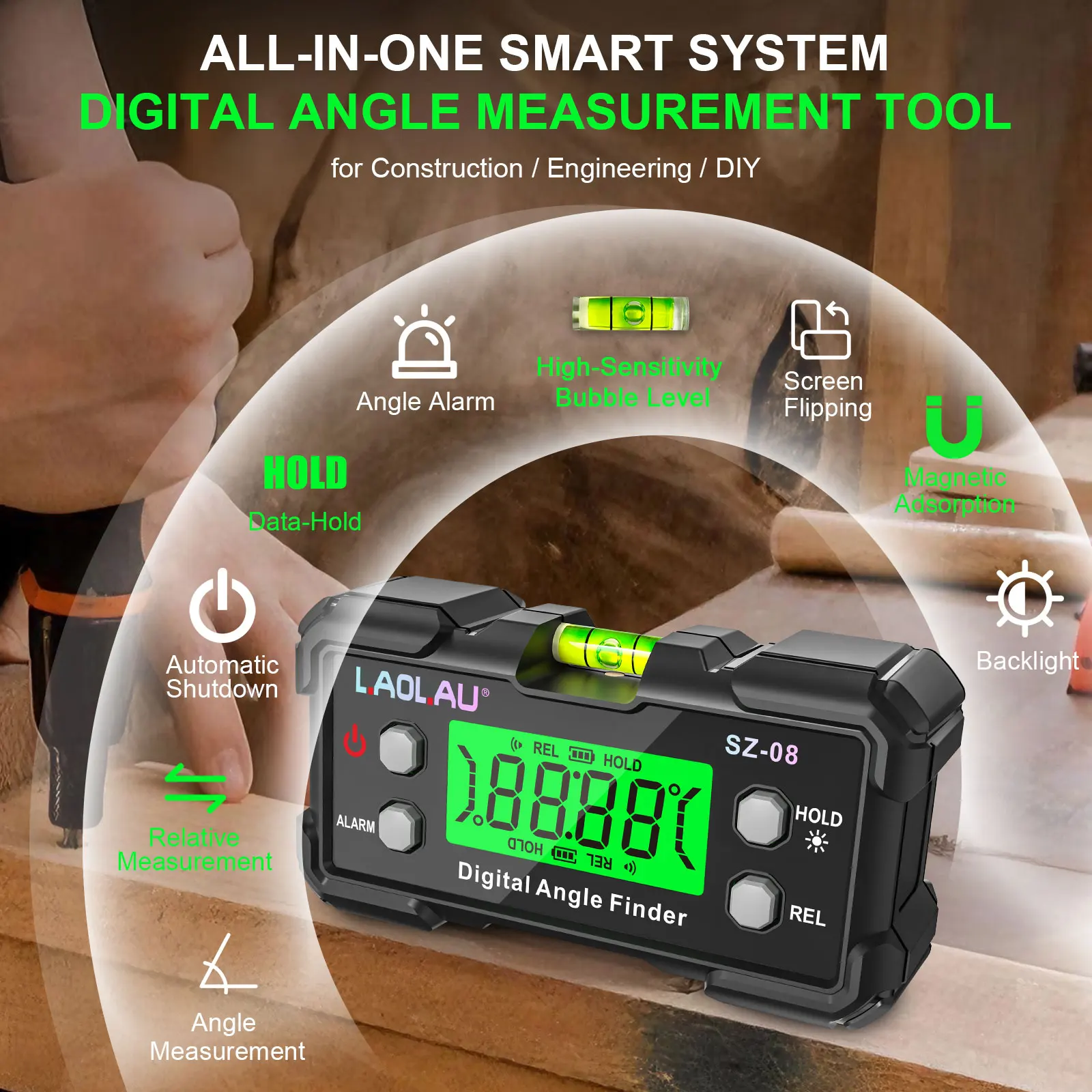 Цифровой угломер с пузырьковым – обзор и цена Diy Electronics Websites