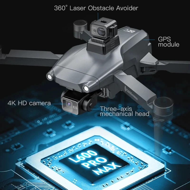 L600 PRO MAX GPS Дрон Професси – обзор и цена Diy Drone Electronics