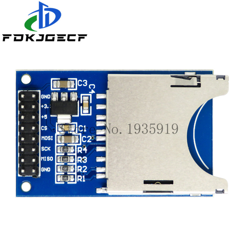 Модуль чтения и записи, модуль – обзор и цена Sd Card Module Spi