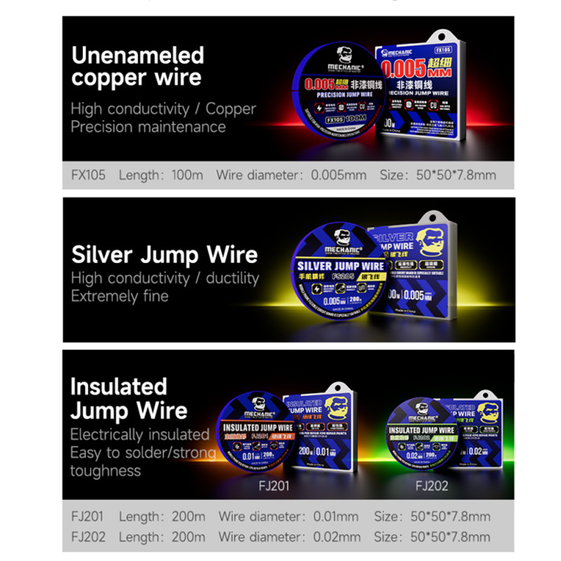 MECHANIC FX105 сверхтонкий изо – обзор и цена Breadboard Jumper Wire