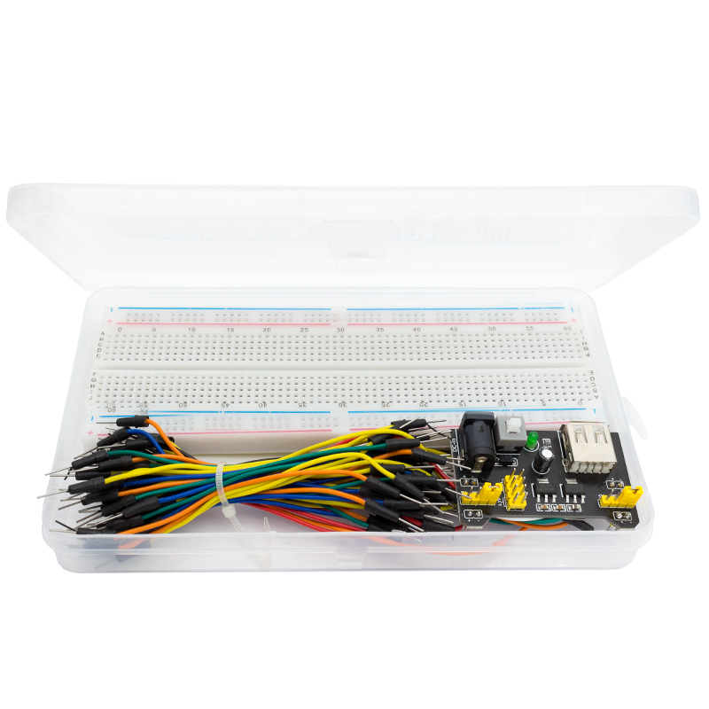 Макетная плата 3,3 В/5 В MB102 – обзор и цена Breadboard Jumper Wire