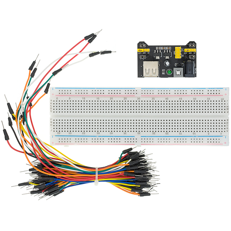 Макетная плата 3,3 В/5 В MB102 – обзор и цена Breadboard Jumper Wire