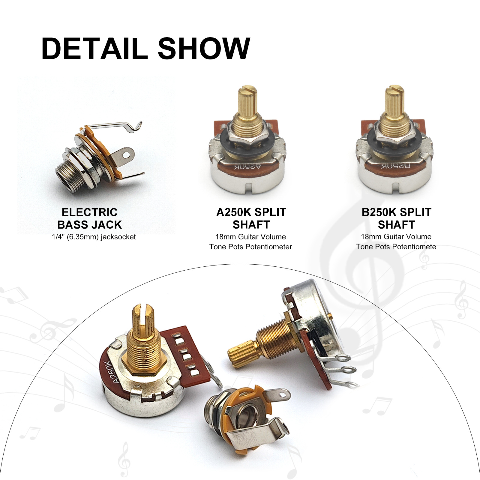 Комплект электроники для элект – обзор и цена Diy Guitar Electronics Kit